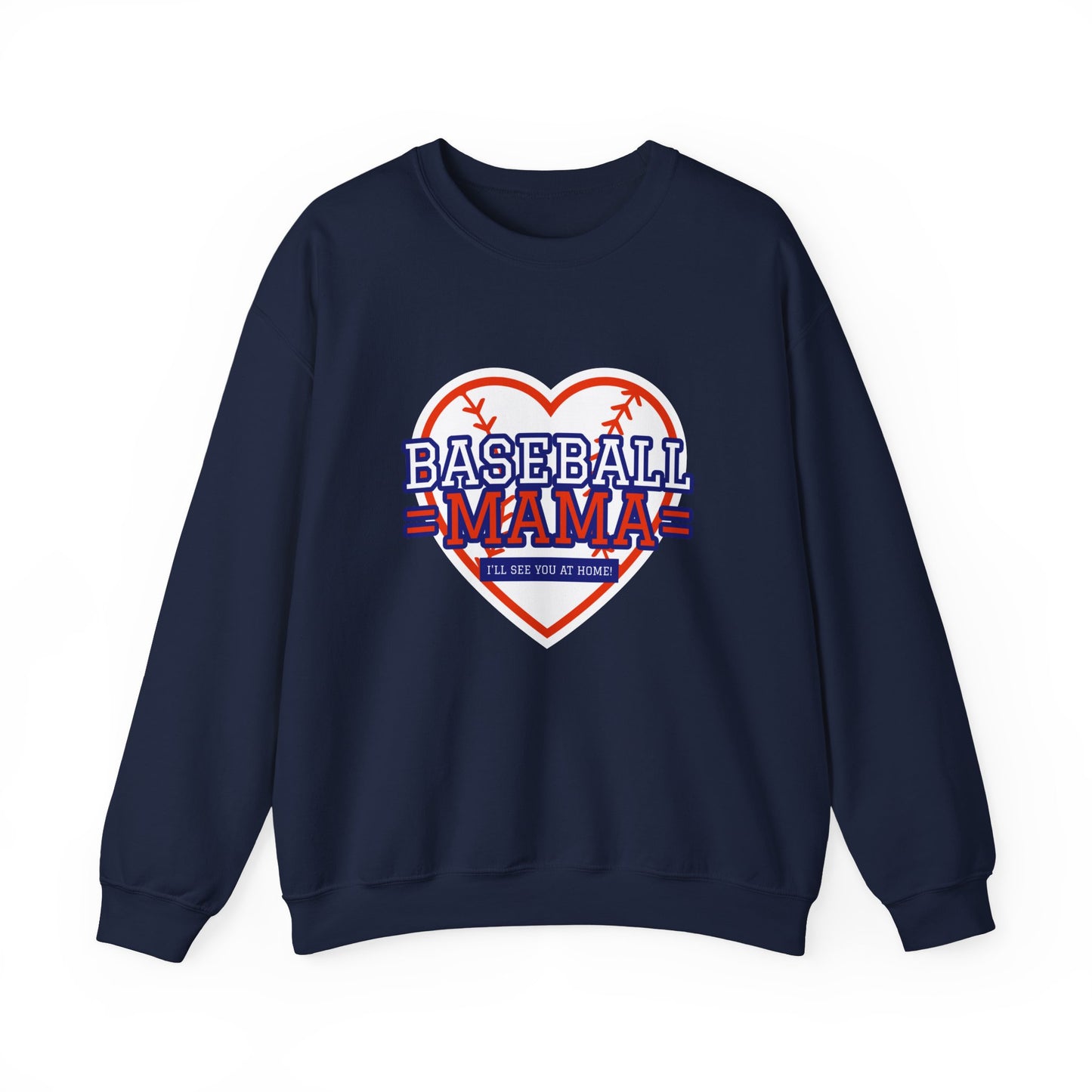 Bruntee Baseball Mama Sweatshirt – Cozy Game Day Crewneck