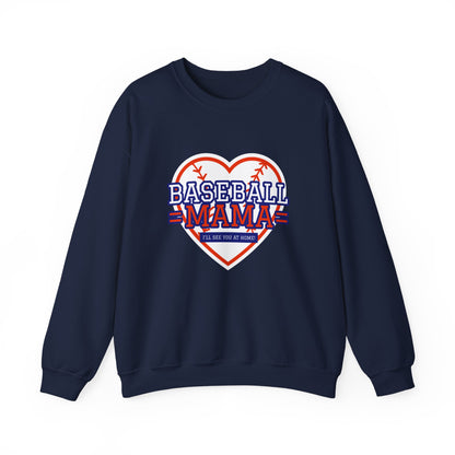 Bruntee Baseball Mama Sweatshirt – Cozy Game Day Crewneck