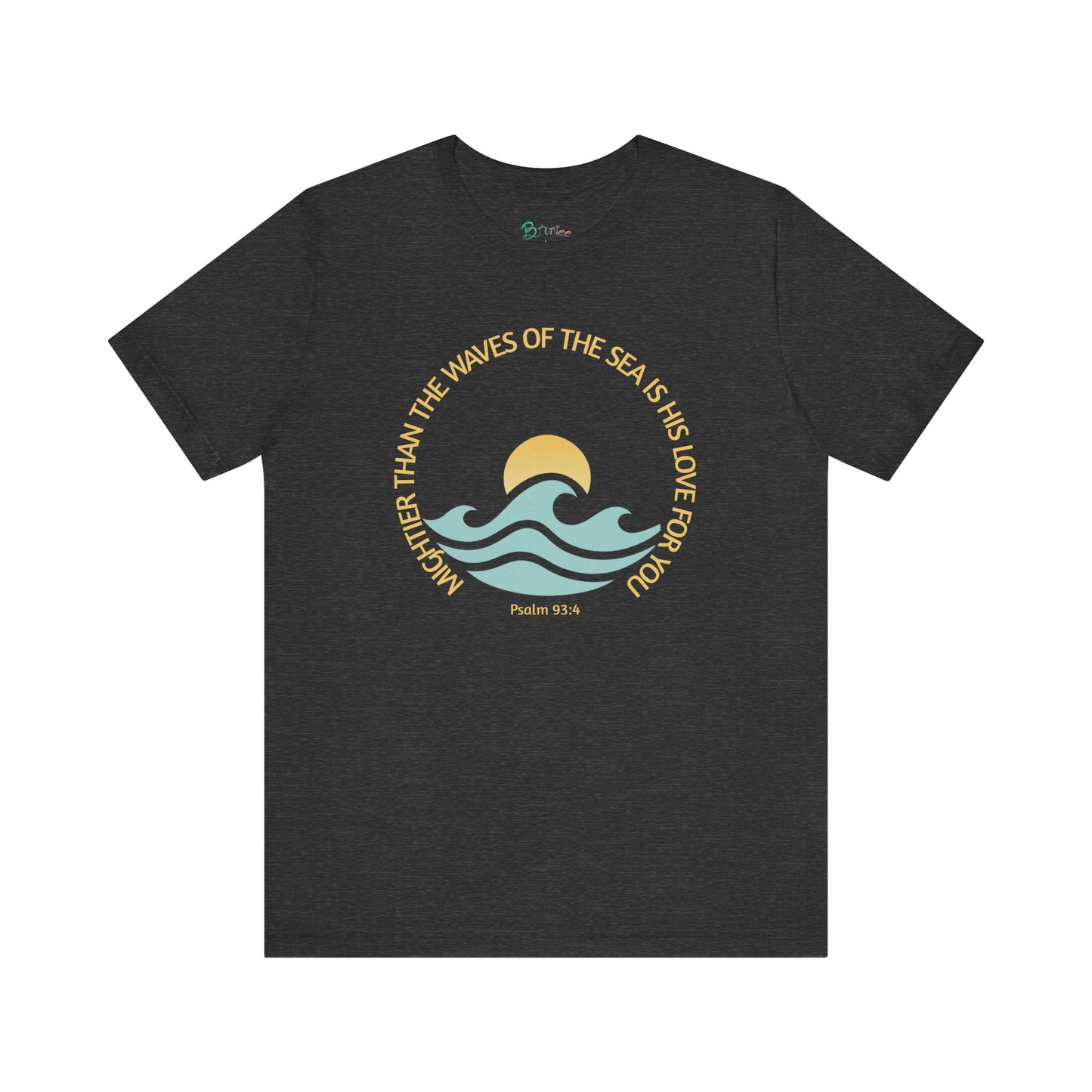 Ocean-Inspired Women's Tee | Beach Lover Shirt | Inspirational Casual Wear | Bruntee Faith Collection