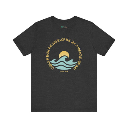 Ocean-Inspired Women's Tee | Beach Lover Shirt | Inspirational Casual Wear | Bruntee Faith Collection