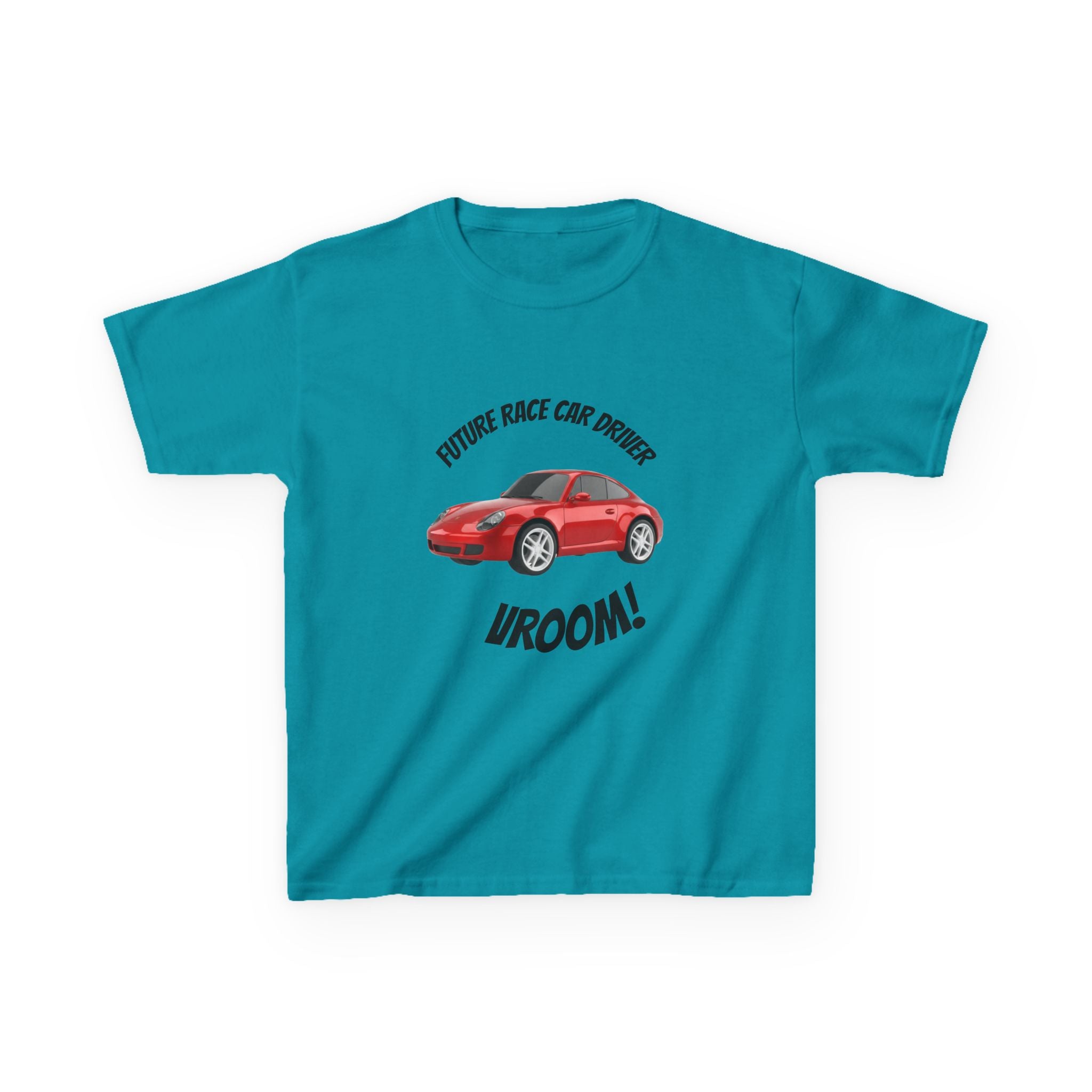 Future Race Car Driver Kids T-Shirt – Vroom Graphic Tee, Fun Racing Shirt for Boys & Girls, Car Lover Birthday Gift
