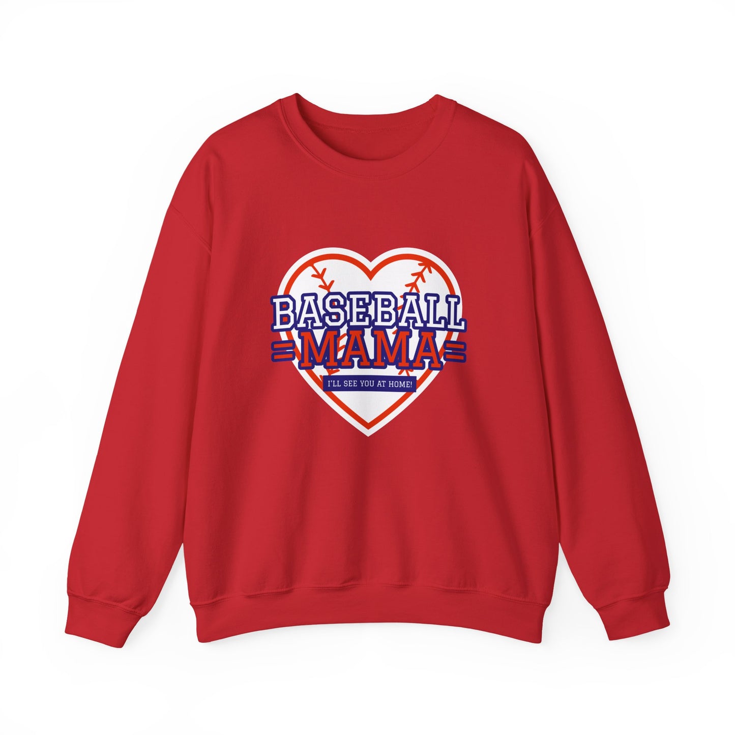 Bruntee Baseball Mama Sweatshirt – Cozy Game Day Crewneck
