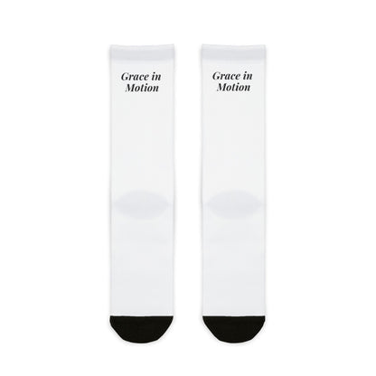 Bruntee Built To Rise Crew Socks - Motivational Crew Socks - Grace in Motion
