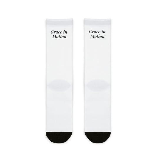 Bruntee Built To Rise Crew Socks - Motivational Crew Socks - Grace in Motion