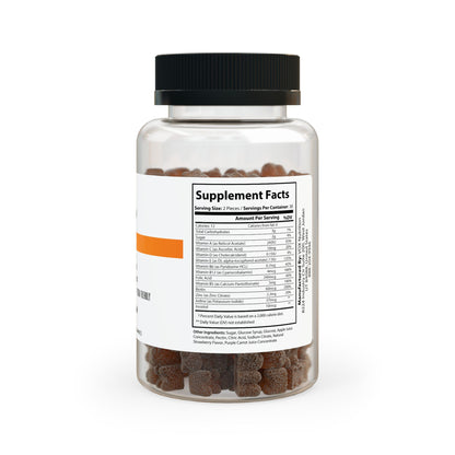 Built to Rise Multivitamin Gummies for Adults (60 Gummies) | Daily Multivitamin with Iodine, Biotin & Zinc | Energy & Immune Support