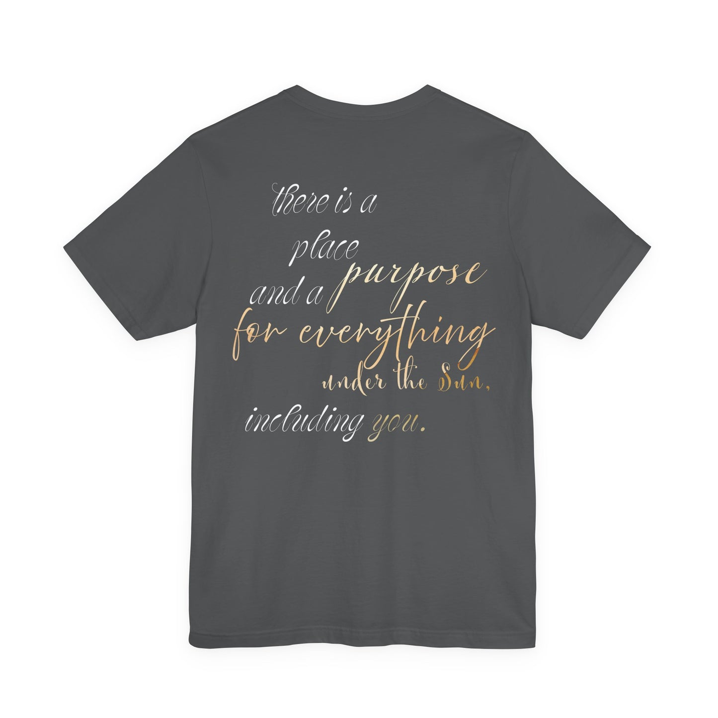 Women’s Faith T-Shirt, Purpose and Grace Tee, Christian Quote Shirt, Inspirational Apparel, Gift for Women of Faith, Everyday Faith Wear