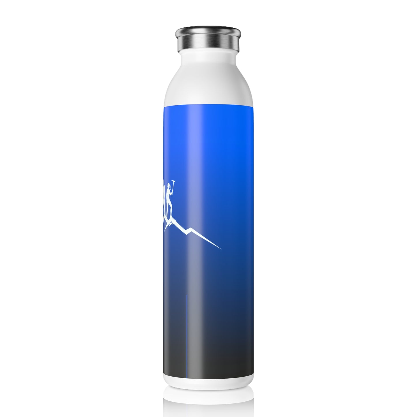 Bruntee Built to Rise Adventure Slim Water Bottle – Stainless Steel, Double Wall