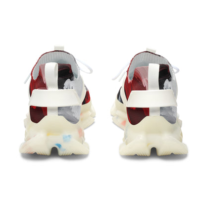 Bruntee Bold Abstract Women’s Mesh Sneakers