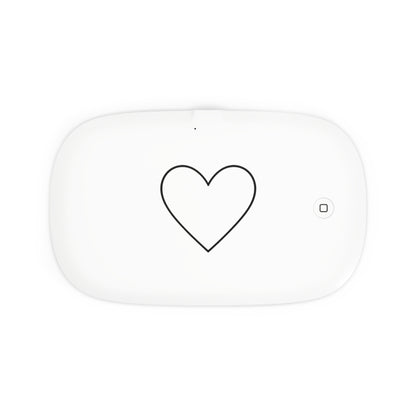 Bruntee UV Phone Sanitizer & Wireless Charging Pad — Heart Design