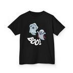 Halloween Ghost Kids T-Shirt – Spooky Boo Graphic Tee, Fun Halloween Outfit for Boys & Girls, Cute Kids Halloween Shirt