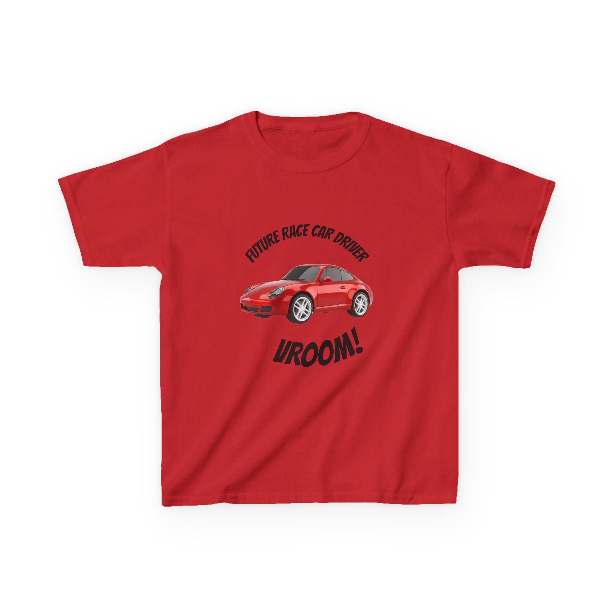 Future Race Car Driver Kids T-Shirt – Vroom Graphic Tee, Fun Racing Shirt for Boys & Girls, Car Lover Birthday Gift