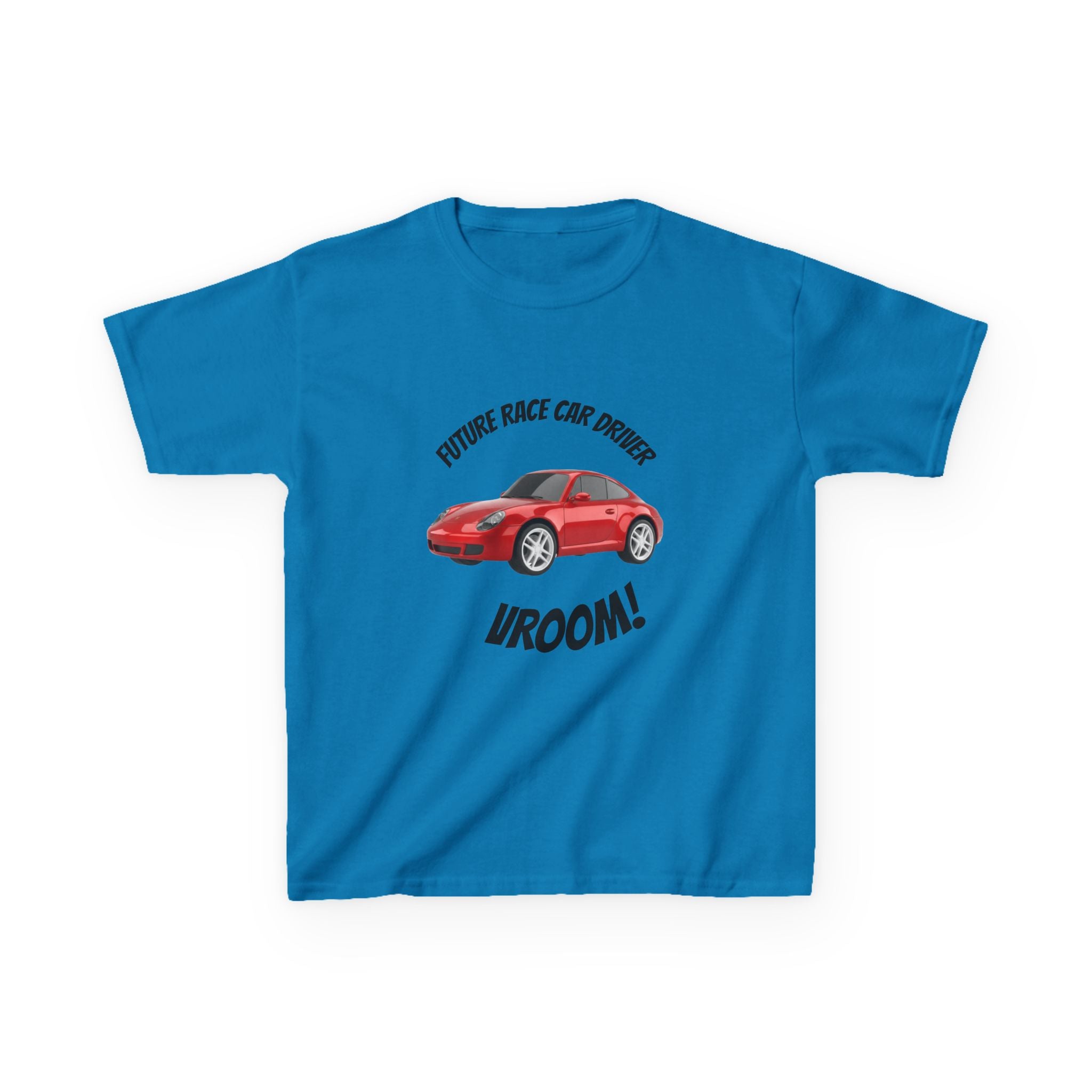 Future Race Car Driver Kids T-Shirt – Vroom Graphic Tee, Fun Racing Shirt for Boys & Girls, Car Lover Birthday Gift
