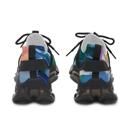 Bruntee Vibrant Wave Women’s Mesh Sneakers