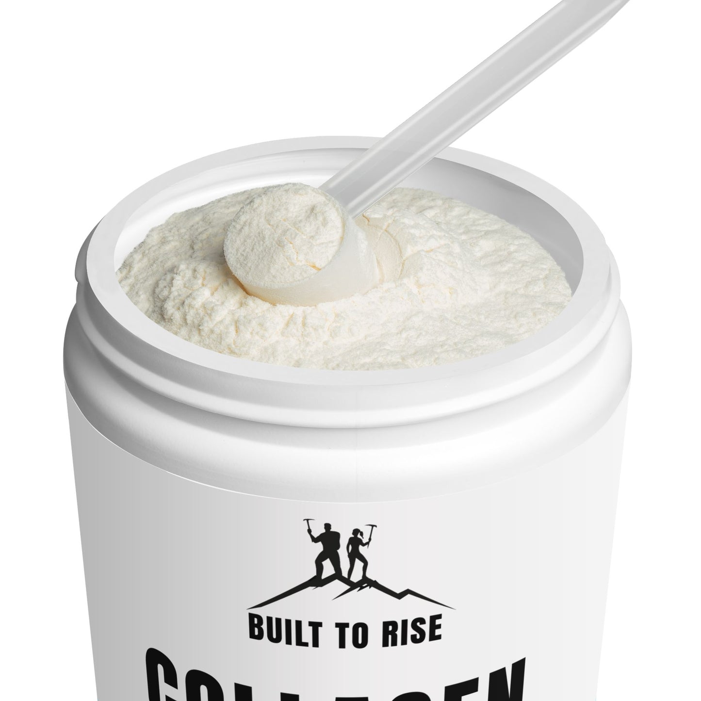 Built to Rise Collagen Peptides Type I & III (350g, 12.3oz) | Grass-Fed Collagen Supplement for Skin, Hair & Joint Support