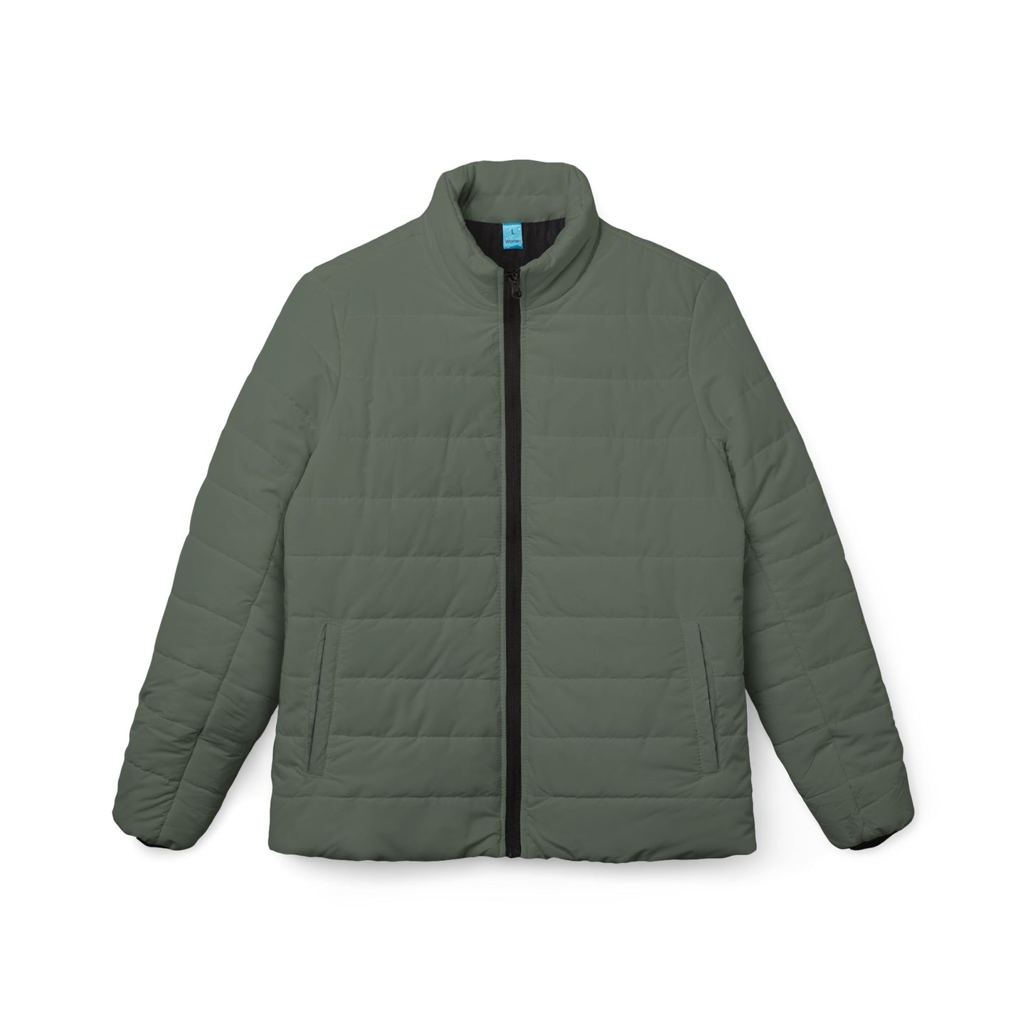 Bruntee Women’s Quilted Puffer Jacket – Mute Green Lightweight Coat