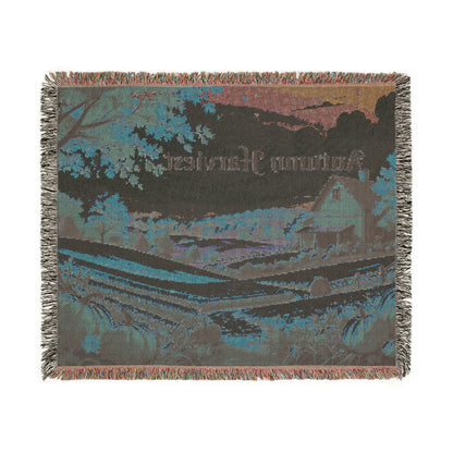 Harvest Season Woven Blanket – Cozy Autumn Throw, Rustic Fall Décor