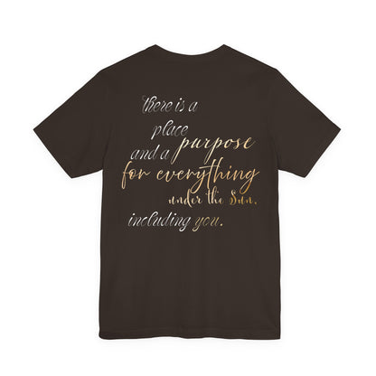 Women’s Faith T-Shirt, Purpose and Grace Tee, Christian Quote Shirt, Inspirational Apparel, Gift for Women of Faith, Everyday Faith Wear