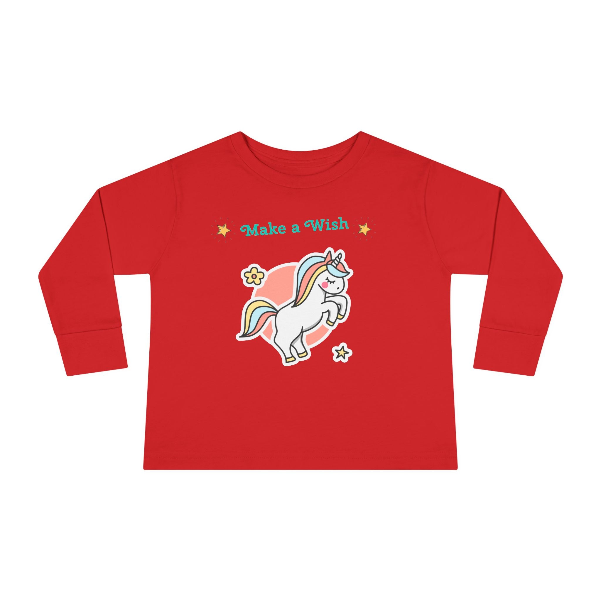 Magical Unicorn Toddler Long Sleeve Tee, Cute Kids Shirt, Birthday Gift, Baby Shower Gift, Everyday Wear, Fun Playtime Outfit