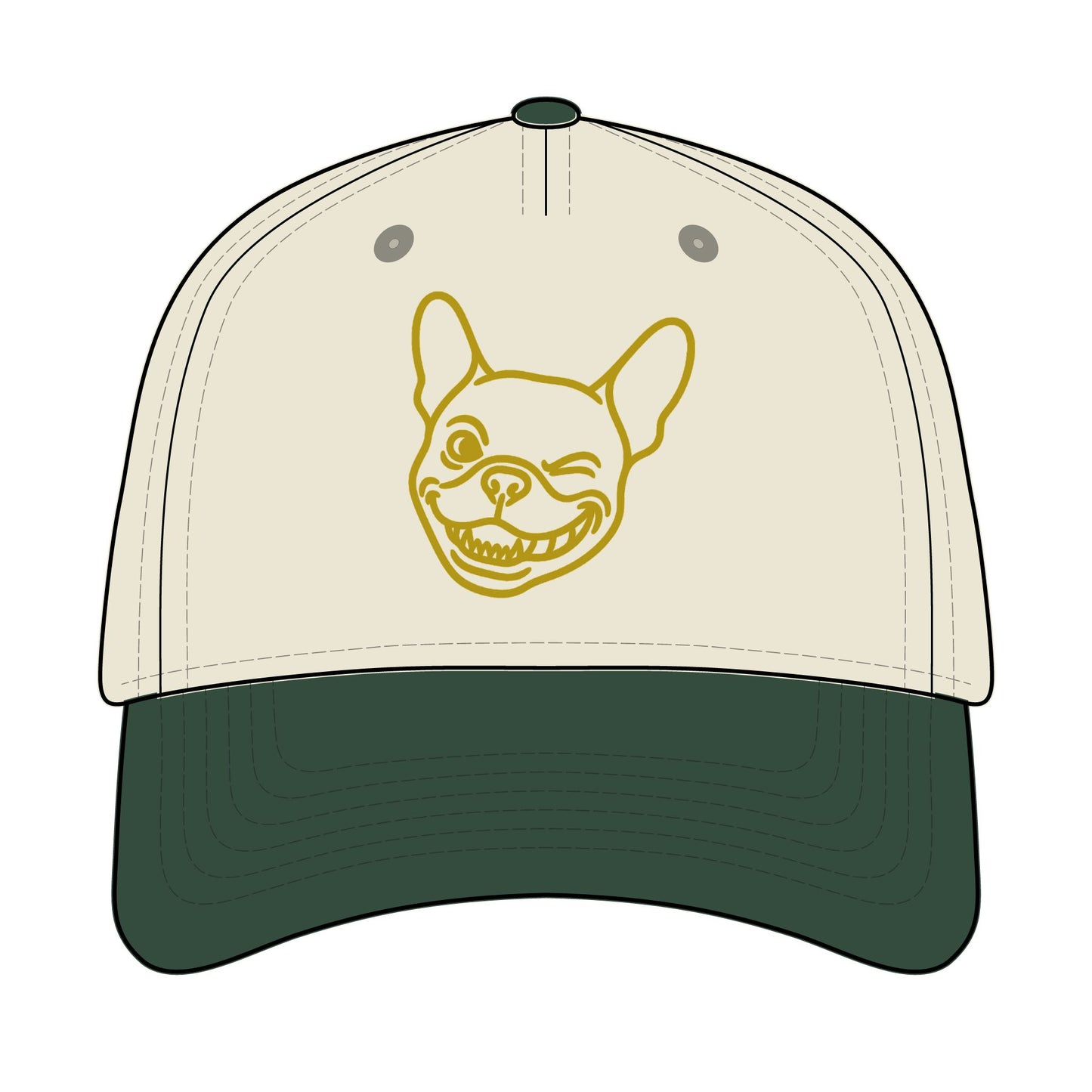 Dog Lover Baseball Cap – Fun French Bulldog Embroidered Hat for Everyday Wear | Bruntee Hats