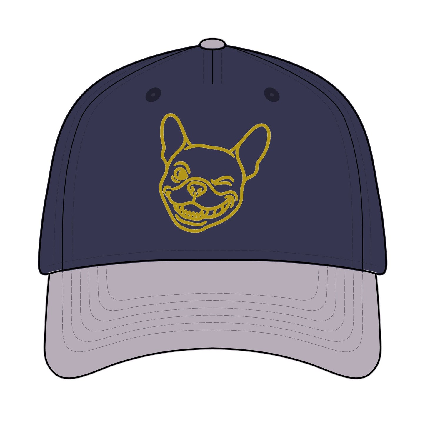 Dog Lover Baseball Cap – Fun French Bulldog Embroidered Hat for Everyday Wear | Bruntee Hats