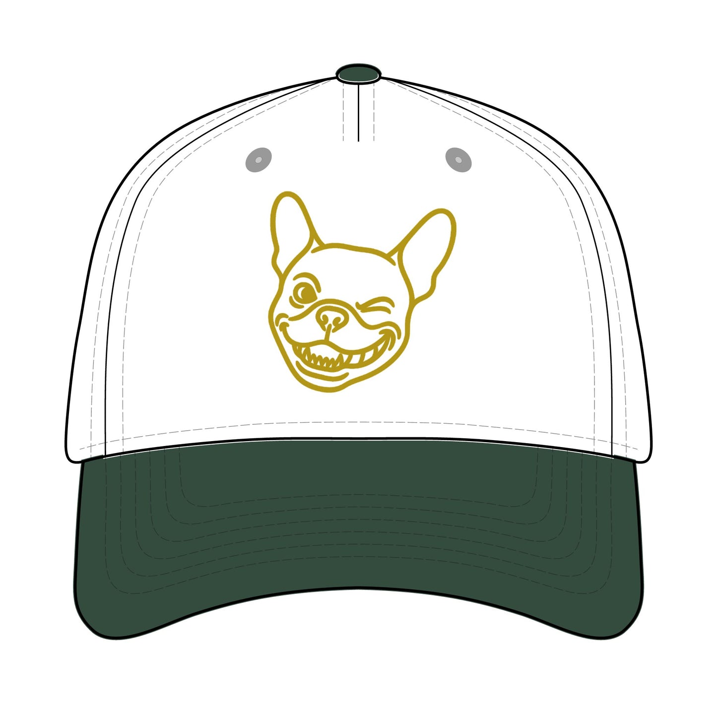 Dog Lover Baseball Cap – Fun French Bulldog Embroidered Hat for Everyday Wear | Bruntee Hats
