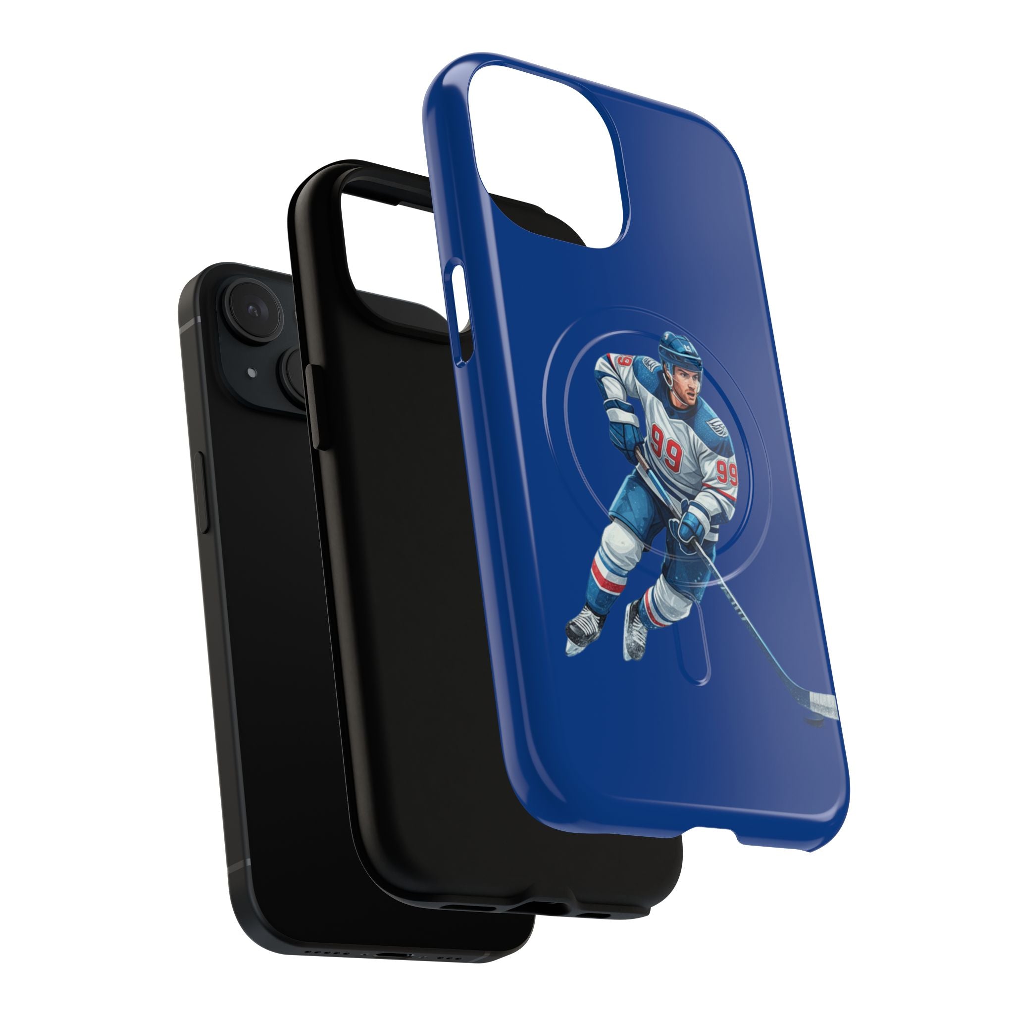 Hockey Phone Case – Tough Magnetic Cover, Hockey Player Design, Durable Sports Phone Accessory, Gift for Fans