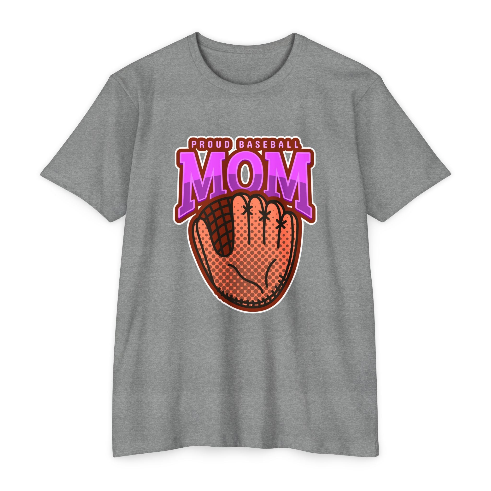 Proud Baseball Mom T-Shirt - Yellow Graphic Tee for Sports Moms & Casual Wear