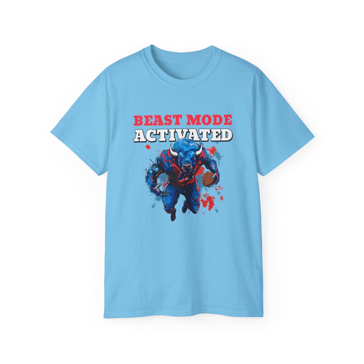 Bruntee Men's "Beast Mode Activated" Graphic Tee | Ultra-Cotton Gym Shirt & Fitness Gift