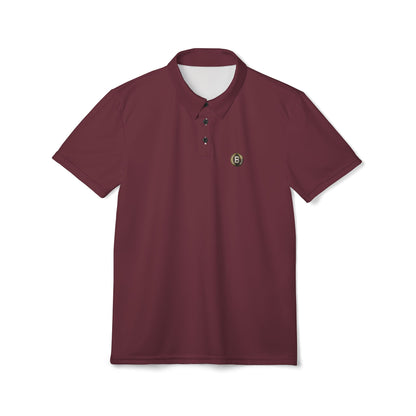 Bruntee Crest Polo – Classic Maroon Short-Sleeve | Lightweight, Breathable, Easy-Care
