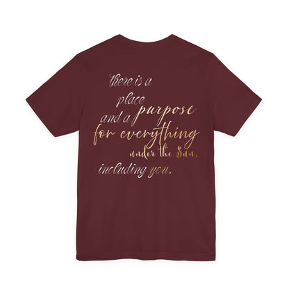 Women’s Faith T-Shirt, Purpose and Grace Tee, Christian Quote Shirt, Inspirational Apparel, Gift for Women of Faith, Everyday Faith Wear