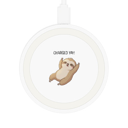 Cute Sloth Wireless Charging Pad | Fun Desk Accessory, Eco-Friendly Tech Gift & Playful Home Decor
