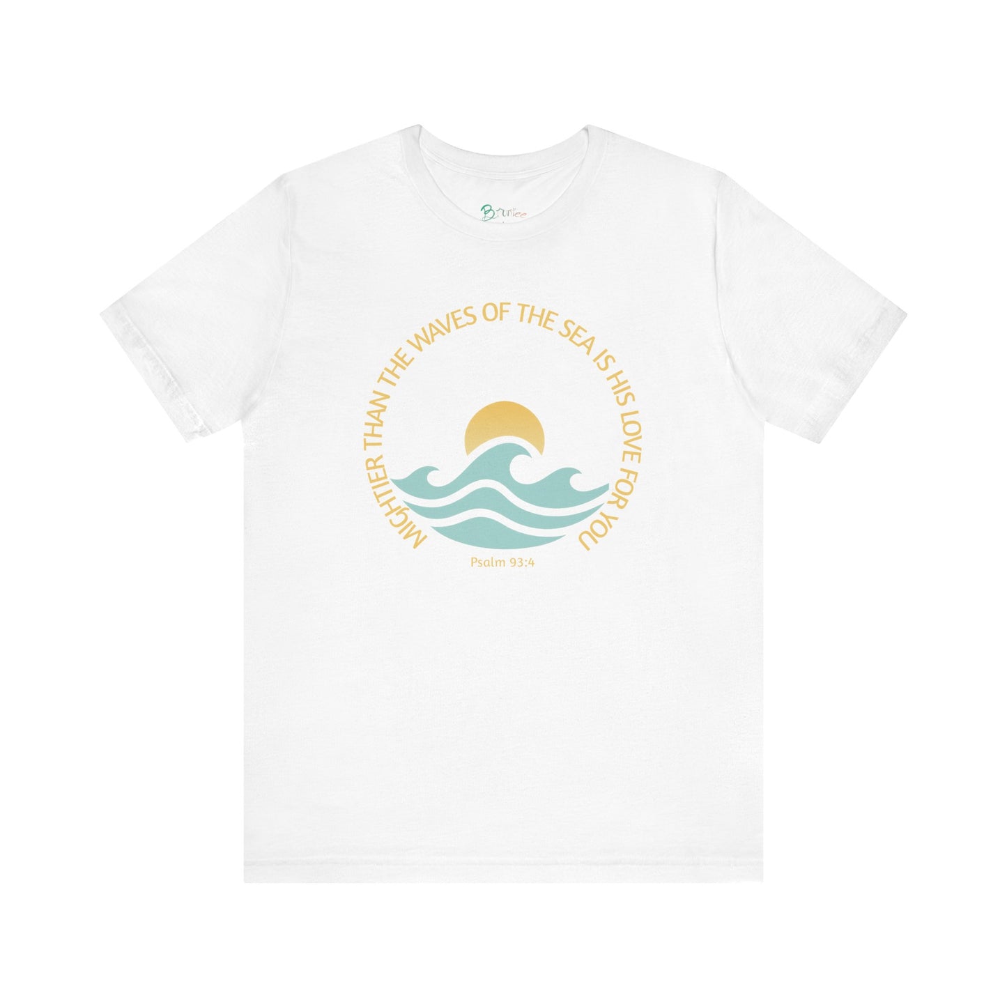 Ocean-Inspired Women's Tee | Beach Lover Shirt | Inspirational Casual Wear | Bruntee Faith Collection