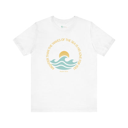 Ocean-Inspired Women's Tee | Beach Lover Shirt | Inspirational Casual Wear | Bruntee Faith Collection