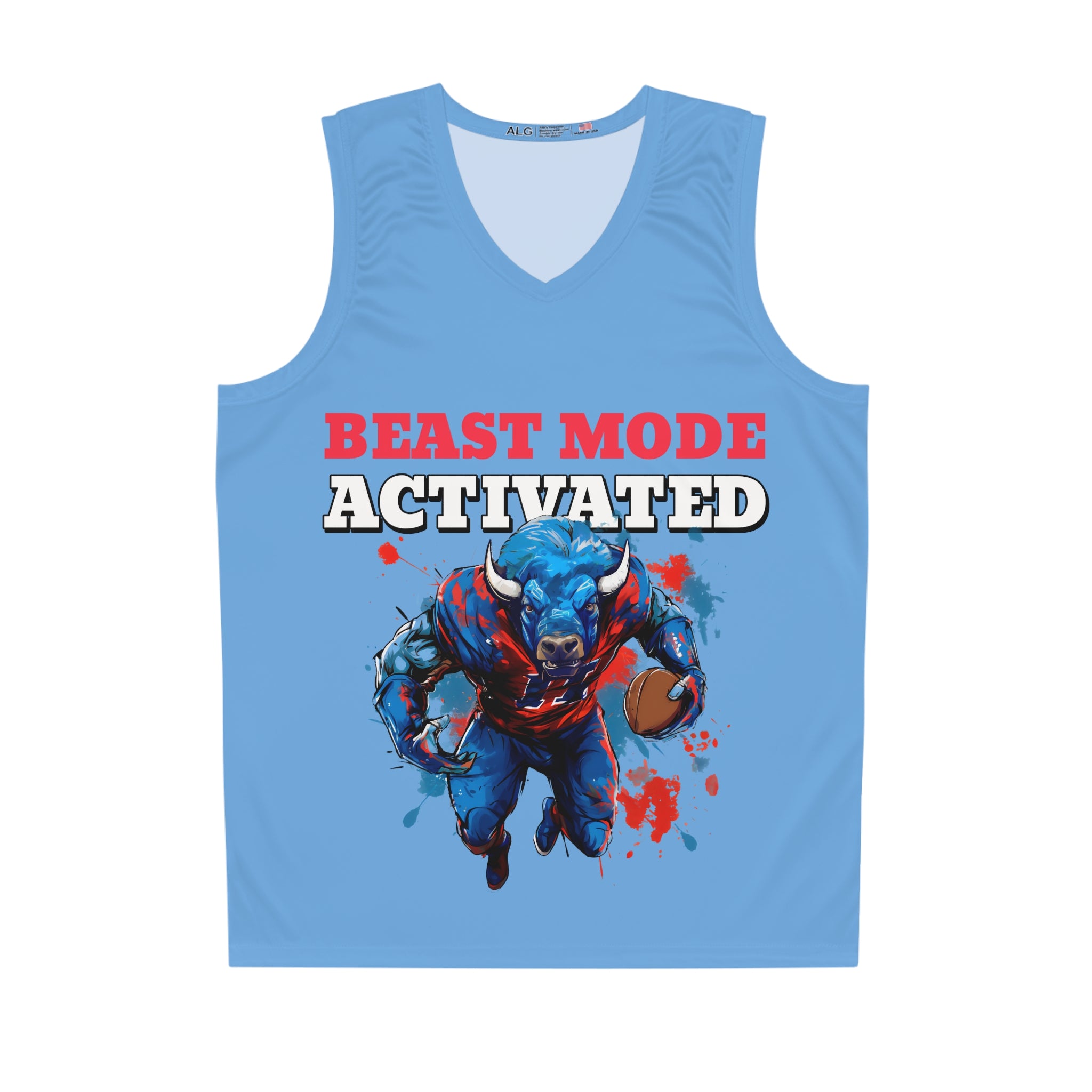 Beast Mode Basketball Jersey - Youth Sports Apparel, Gym Gear, Team Spirit, Birthday Gift, Unique Sportswear