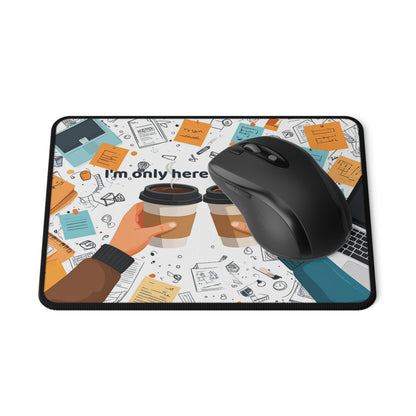Funny Gossip Mouse Pad for Office Desk | Coffee Lovers Gift | Non-Slip Gaming Mouse Pad | Work Bestie Accessory | Playful Home Office Decor