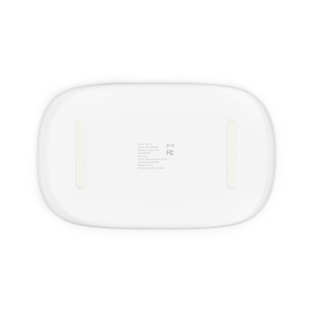 UV Phone Sanitizer & Wireless Charger | 2-in-1 Germ-Free Phone Charging Station, Tech Gift for Home & Office