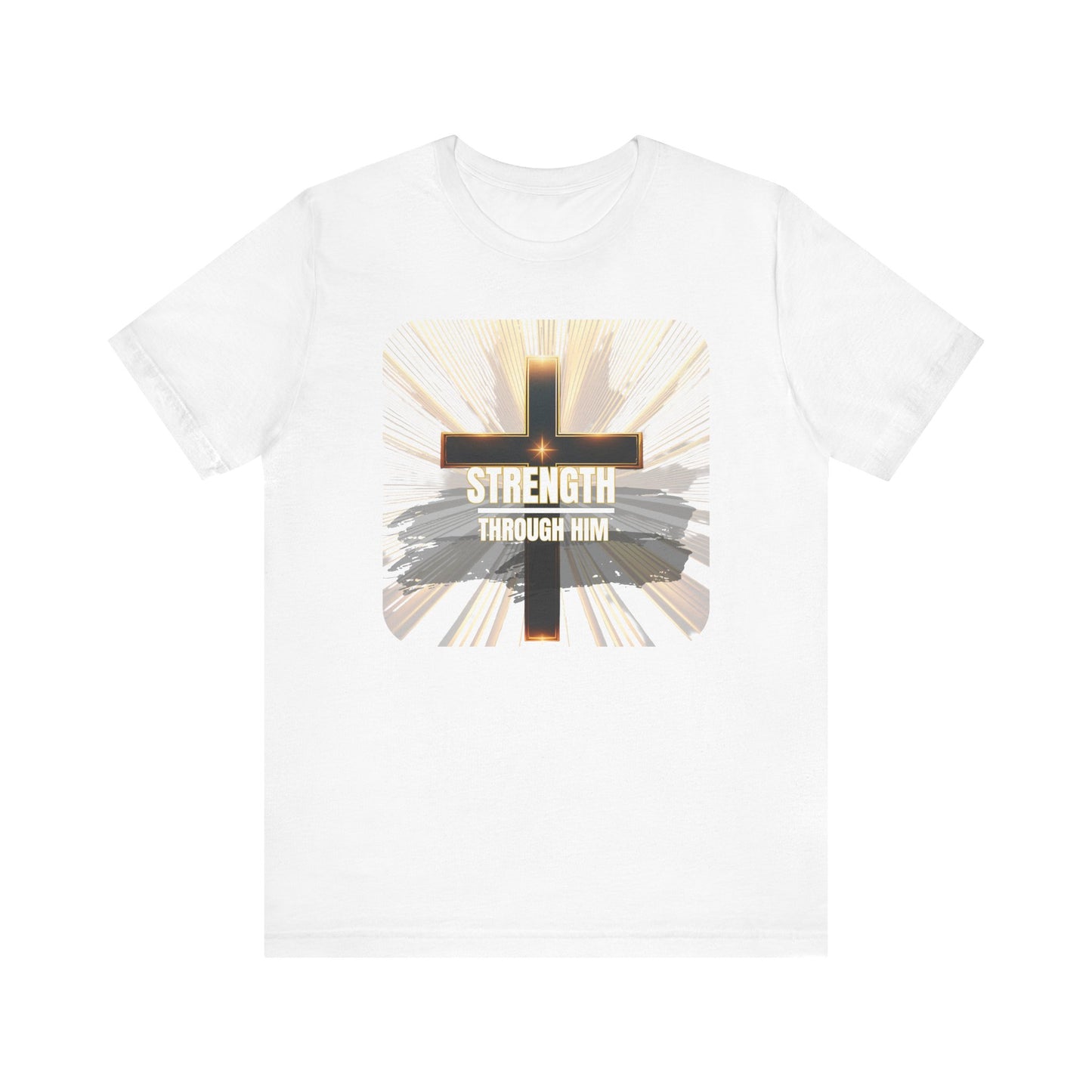 Spiritual Strength Tee | Christian Faith Shirt | Inspirational Men's T-Shirt