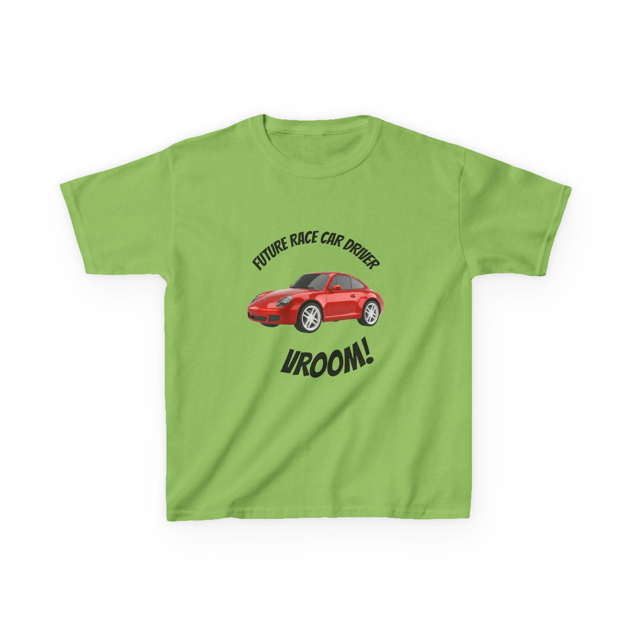 Future Race Car Driver Kids T-Shirt – Vroom Graphic Tee, Fun Racing Shirt for Boys & Girls, Car Lover Birthday Gift