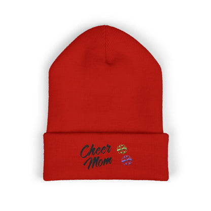 Classic Cuffed Embroidered Beanie | Winter Hat, Women's Cold Weather Accessory, Stylish & Warm Gift