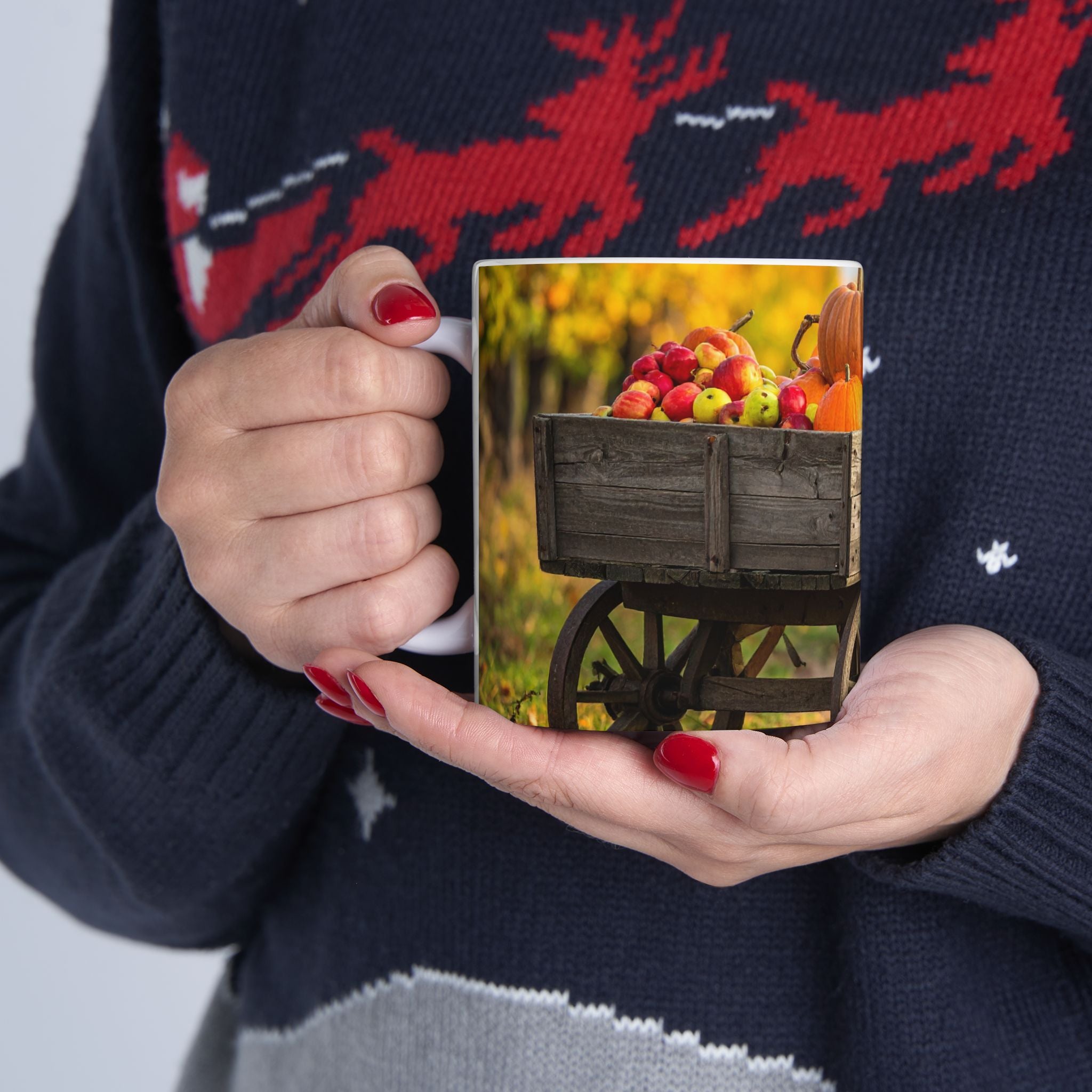 Fall Harvest Mug – Fall Coffee Cup, Cozy Fall Decor,