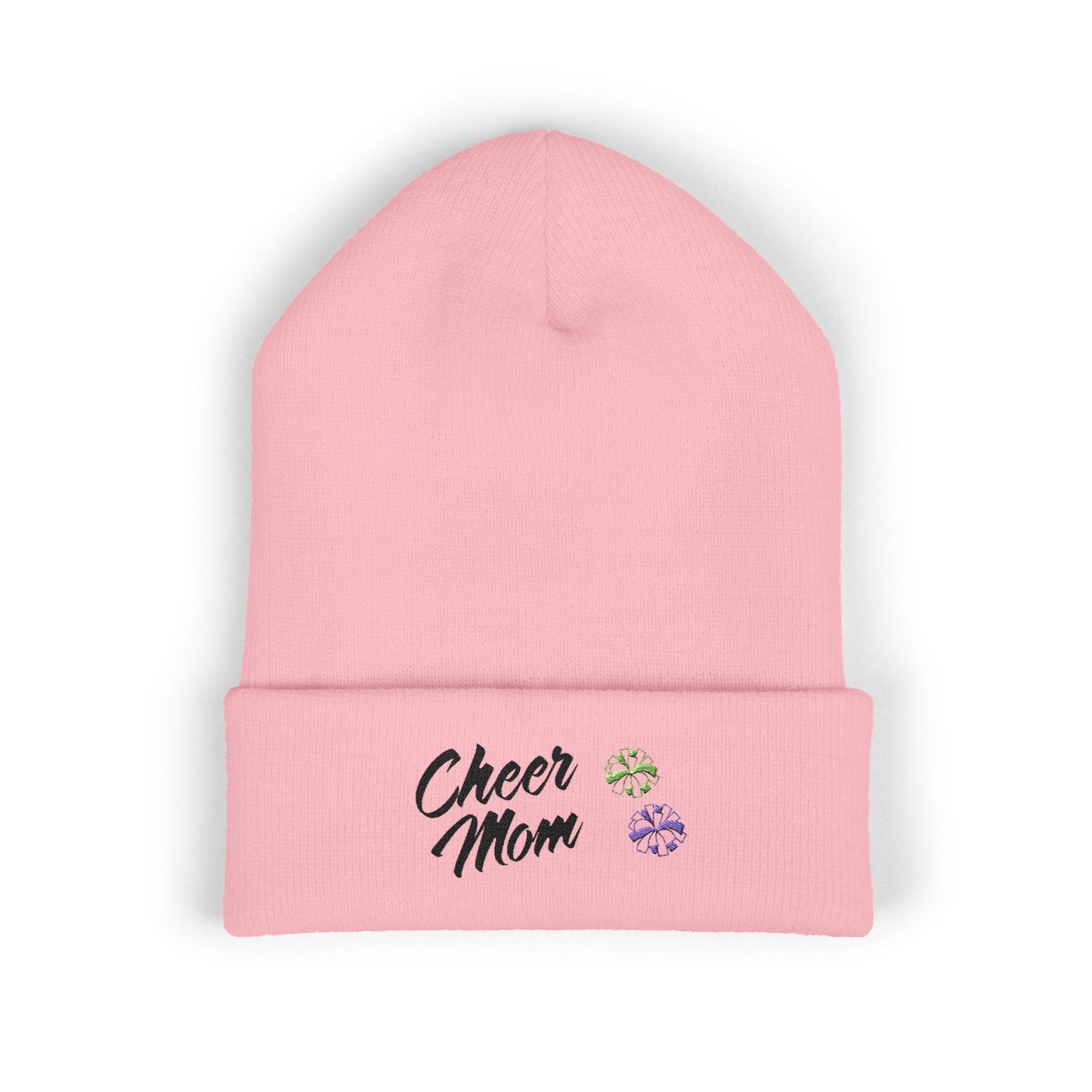 Classic Cuffed Embroidered Beanie | Winter Hat, Women's Cold Weather Accessory, Stylish & Warm Gift