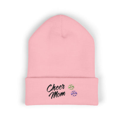 Classic Cuffed Embroidered Beanie | Winter Hat, Women's Cold Weather Accessory, Stylish & Warm Gift