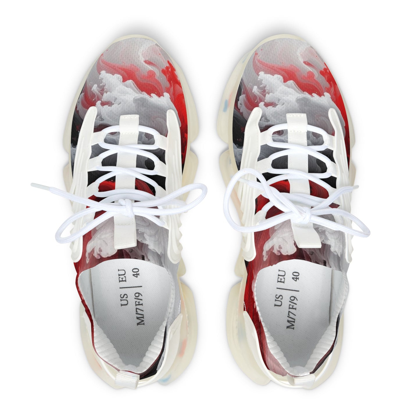 Bruntee Bold Abstract Women’s Mesh Sneakers