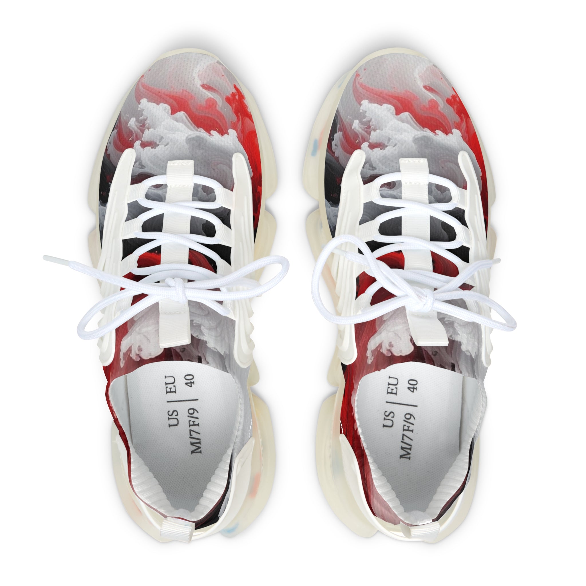 Bold Abstract Women’s Mesh Sneakers | Stylish Athletic Shoes, Breathable Fashion Footwear & Sporty Summer Style