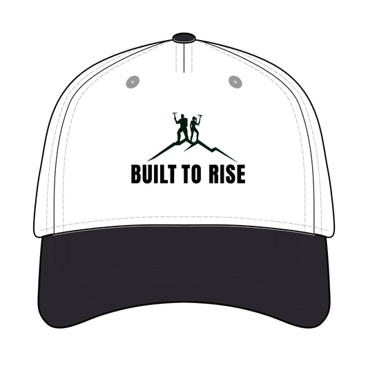 Built to Rise Adventure Cap – Motivational Baseball Hat, Outdoor & Fitness Headwear for Everyday Inspiration