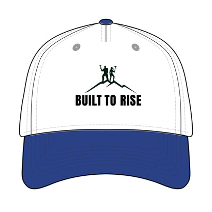 Built to Rise Adventure Cap – Motivational Baseball Hat, Outdoor & Fitness Headwear for Everyday Inspiration