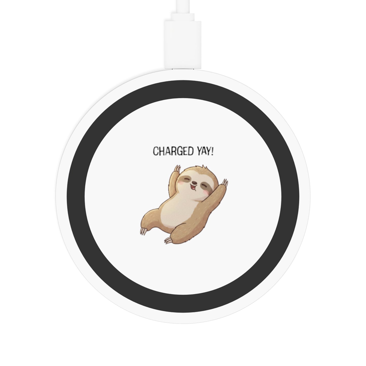 Cute Sloth Wireless Charging Pad | Fun Desk Accessory, Eco-Friendly Tech Gift & Playful Home Decor