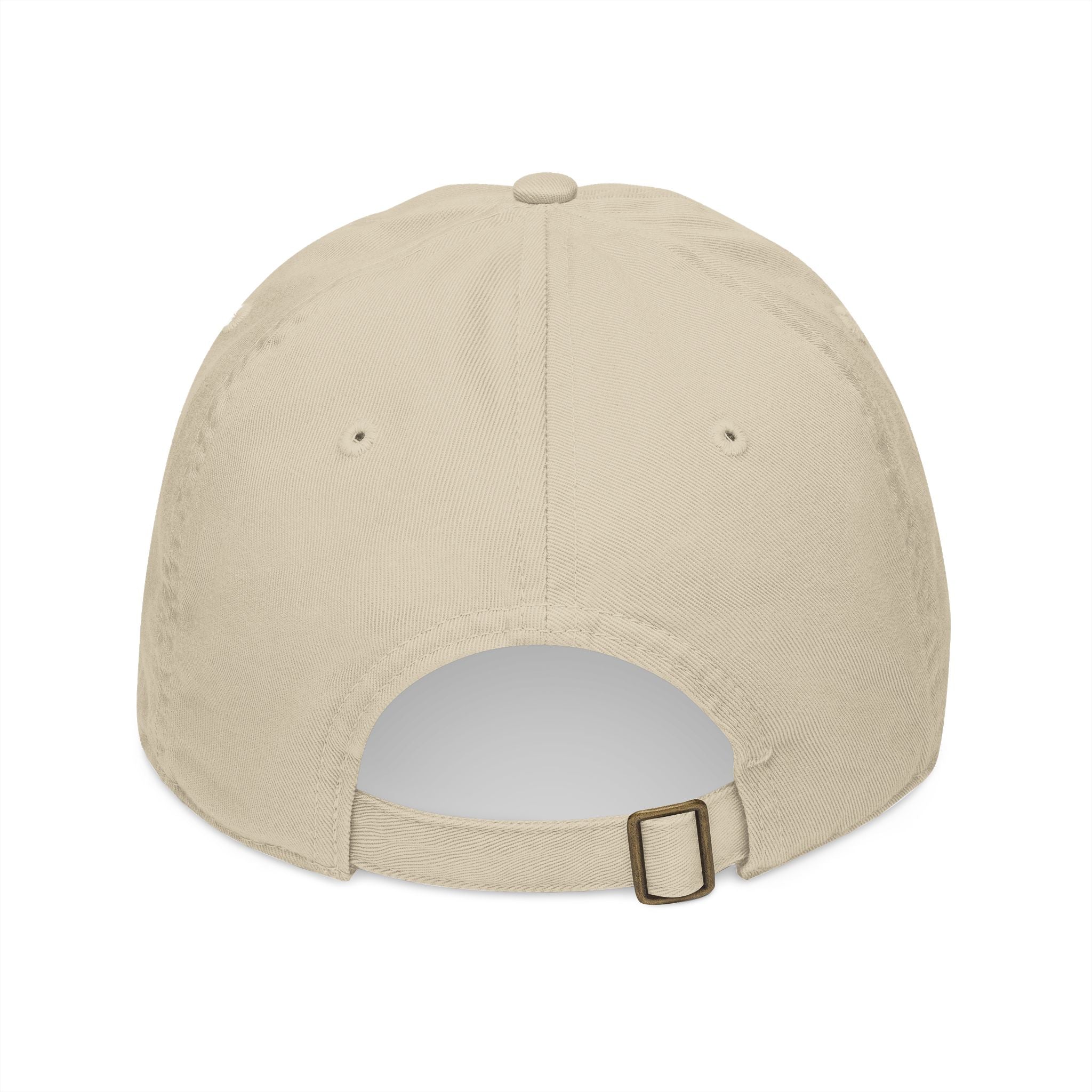 Organic Embroidered Baseball Cap – Eco-Friendly Bruntee Hat, Casual Summer Accessory, Gift for Him or Her