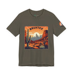 Desert Sunset Cactus T-Shirt – Unisex Graphic Tee, Hiking & Travel Apparel, Gift for Nature Lovers