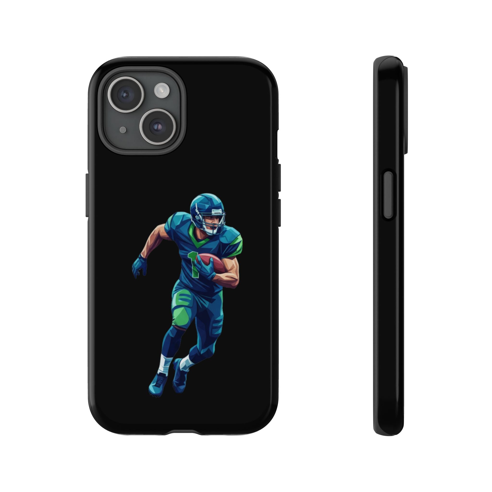 Football Splash Cartoon Phone Case for Teens & Sports Fans, Durable Shockproof Cover, Fun Gift for Gamers & Everyday Use